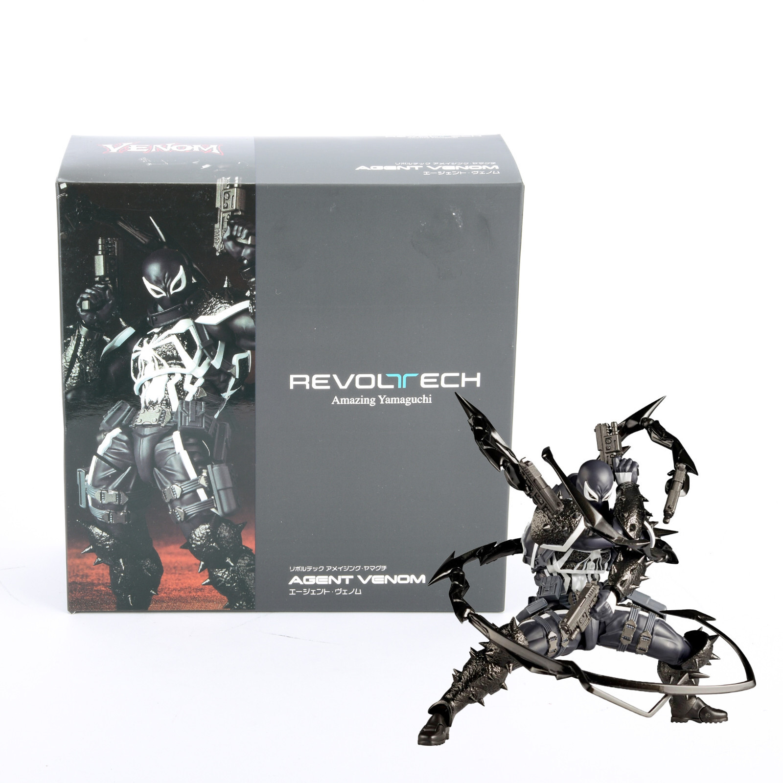 CT Toys Revoltech Amazing Yamaguchi Agent Venom 6&Prime; Action Figure NEW IN OPEN BOX