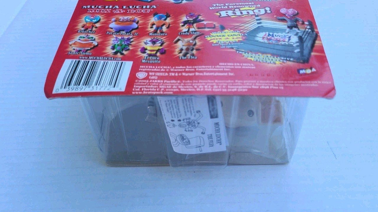 Mucha Lucha Cartoon Network Sealed Figure 2004 Jakks / Rare DUO Pack The Flea