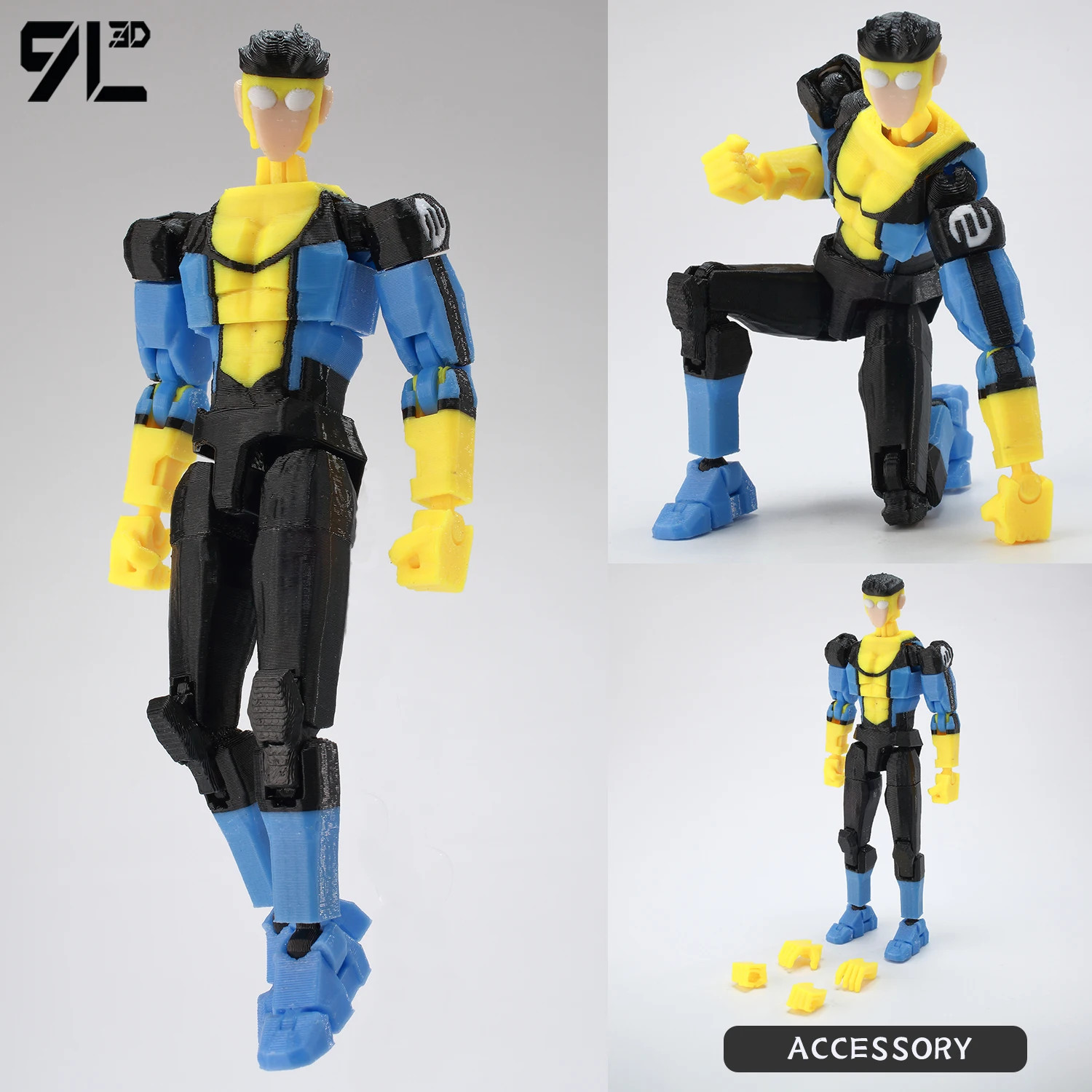 9L3D Lucky13 Invincible Tech Jacker 1/12 Action Figure T13 NEW