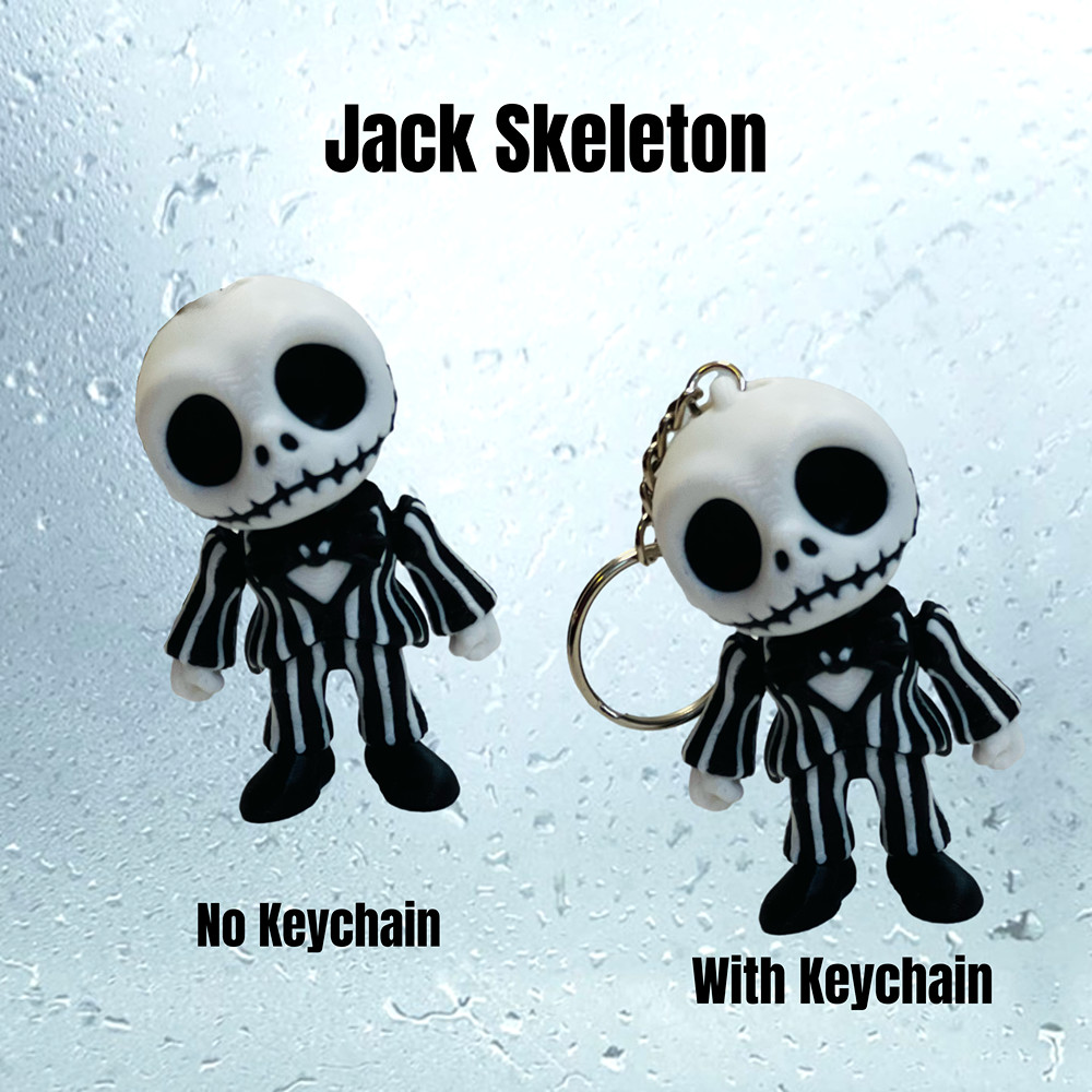 Flexi Horror Toy 3D Printed Articulated Halloween Figures Scary Collectors