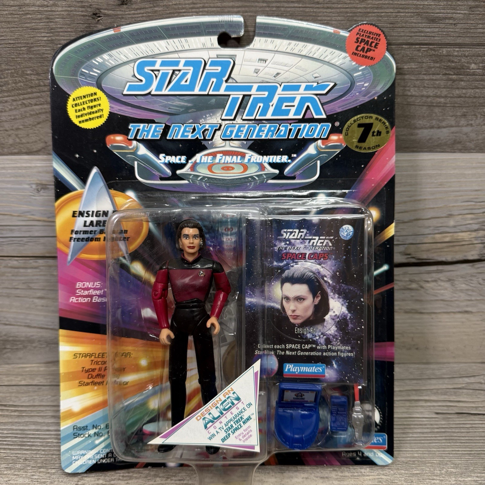 Ensign Ro Laren Star Trek The Next Generation SEALED VTG 1994 Bajoran Fighter