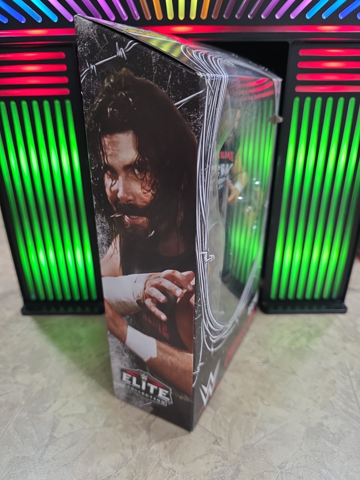 WWE Ringside Exclusive Cactus Jack With ECW Title Belt Mattel Mick Foley Sealed