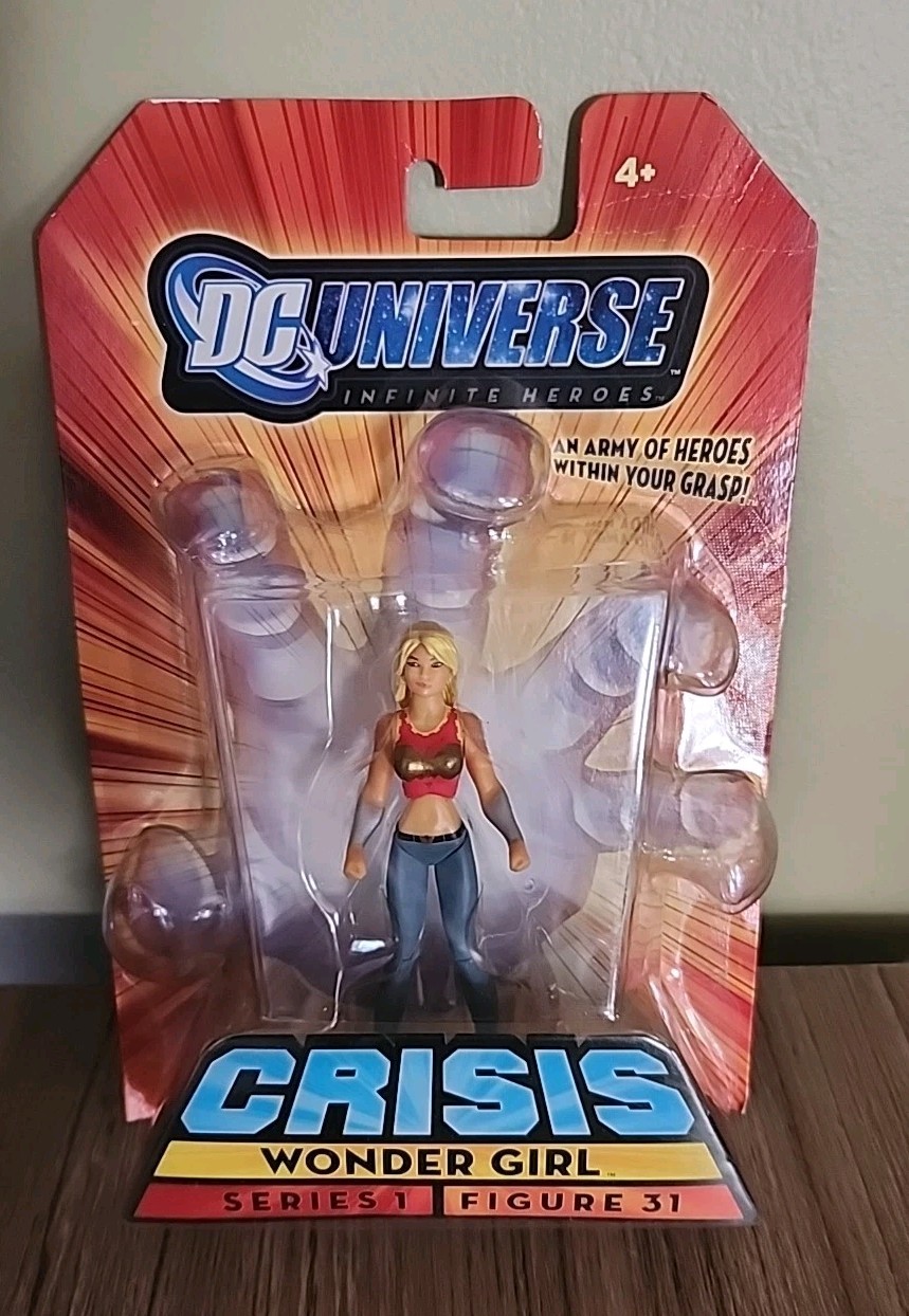 WONDER GIRL DC Universe Crisis Series 1 Figure 31 in Box Sealed Cassie Sandsmark