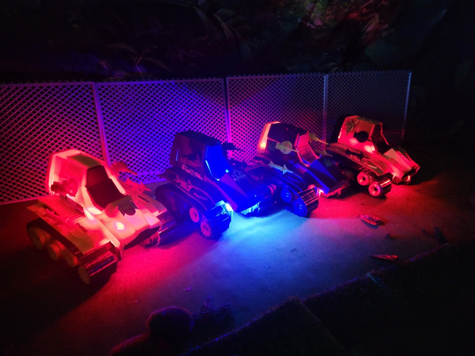 G.I. Joe PYTHON PATROL Tripple T With LEDs And Moving Threads 3.75&Prime; SCALE.