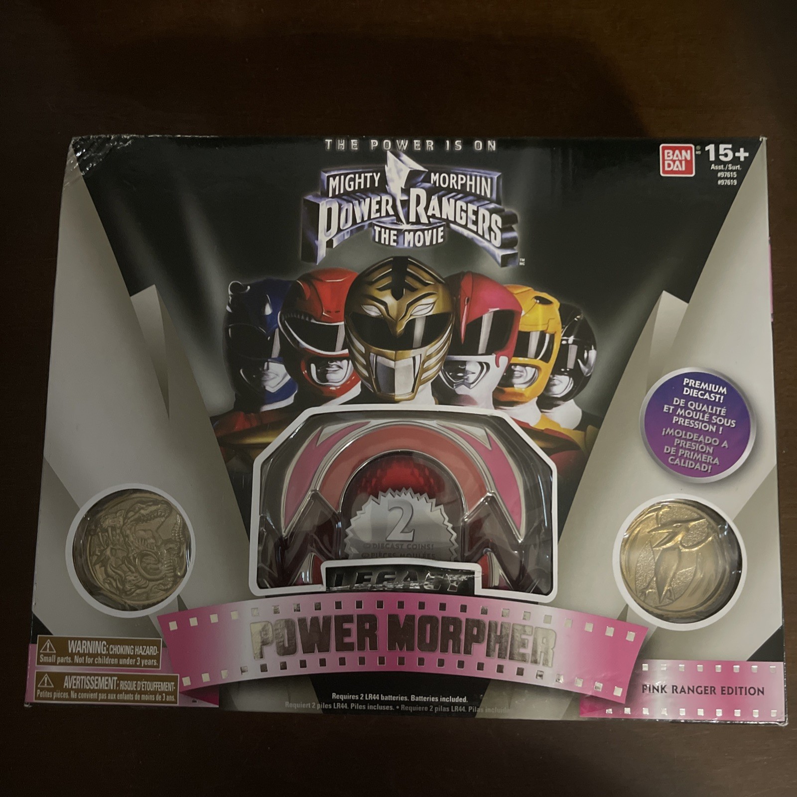 Mighty Morphin Power Rangers Legacy The Movie Pink Morpher Factory Sealed New
