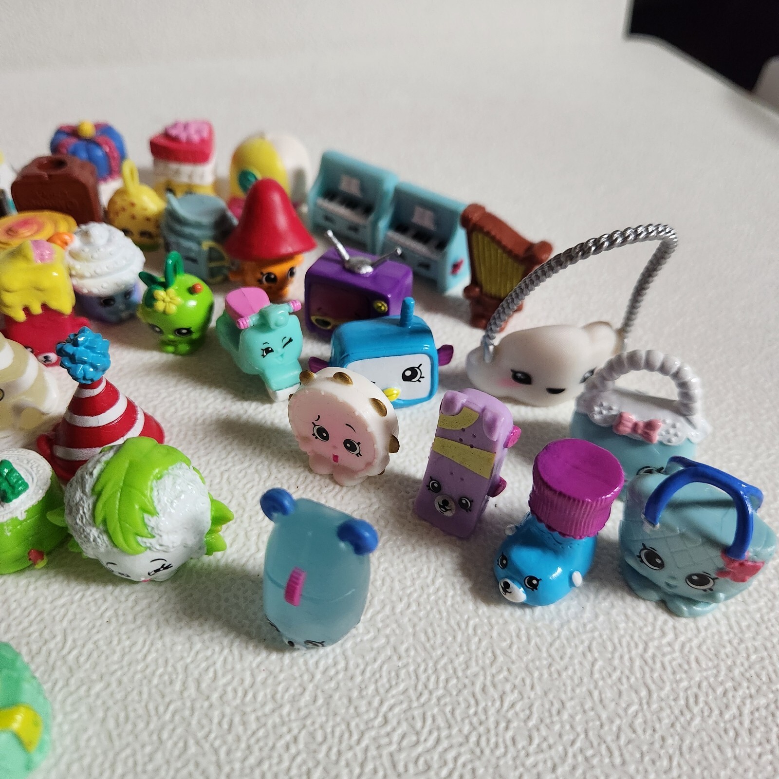 Bag of Mini Shopkins mixed Lot of 50 selections from different Seasons