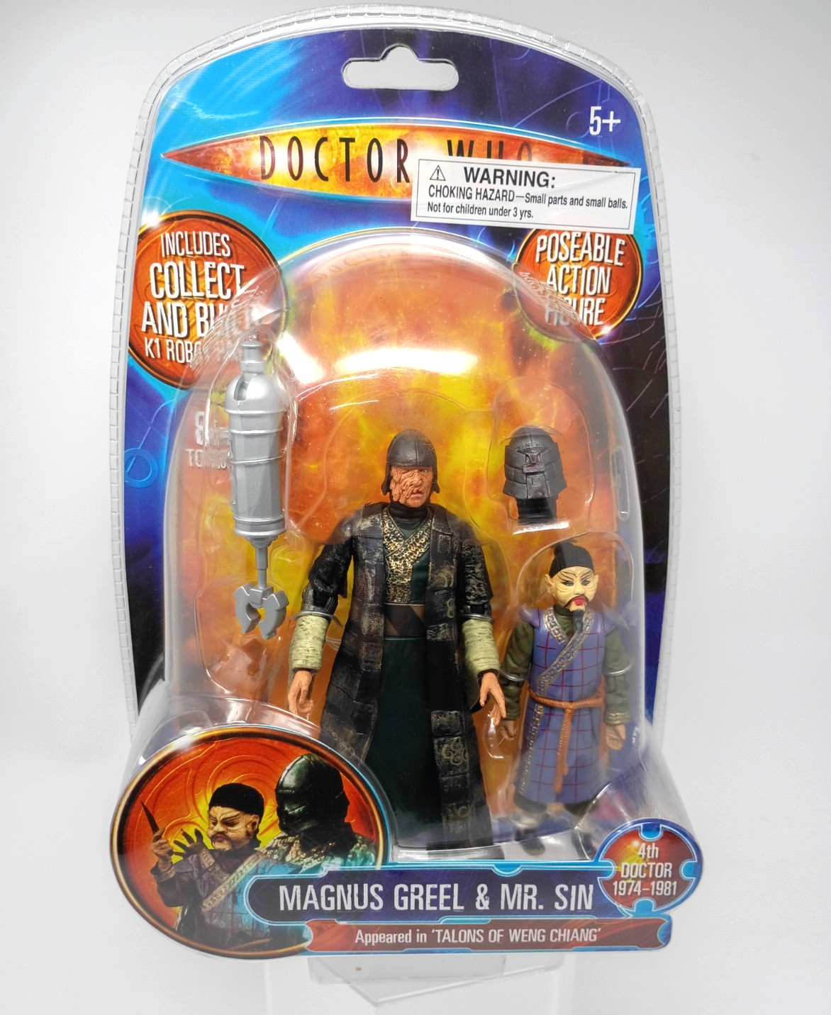 Doctor Who – Magnus Greel & Mr. Sin- « Talons of Weng Chiang » Action Figures