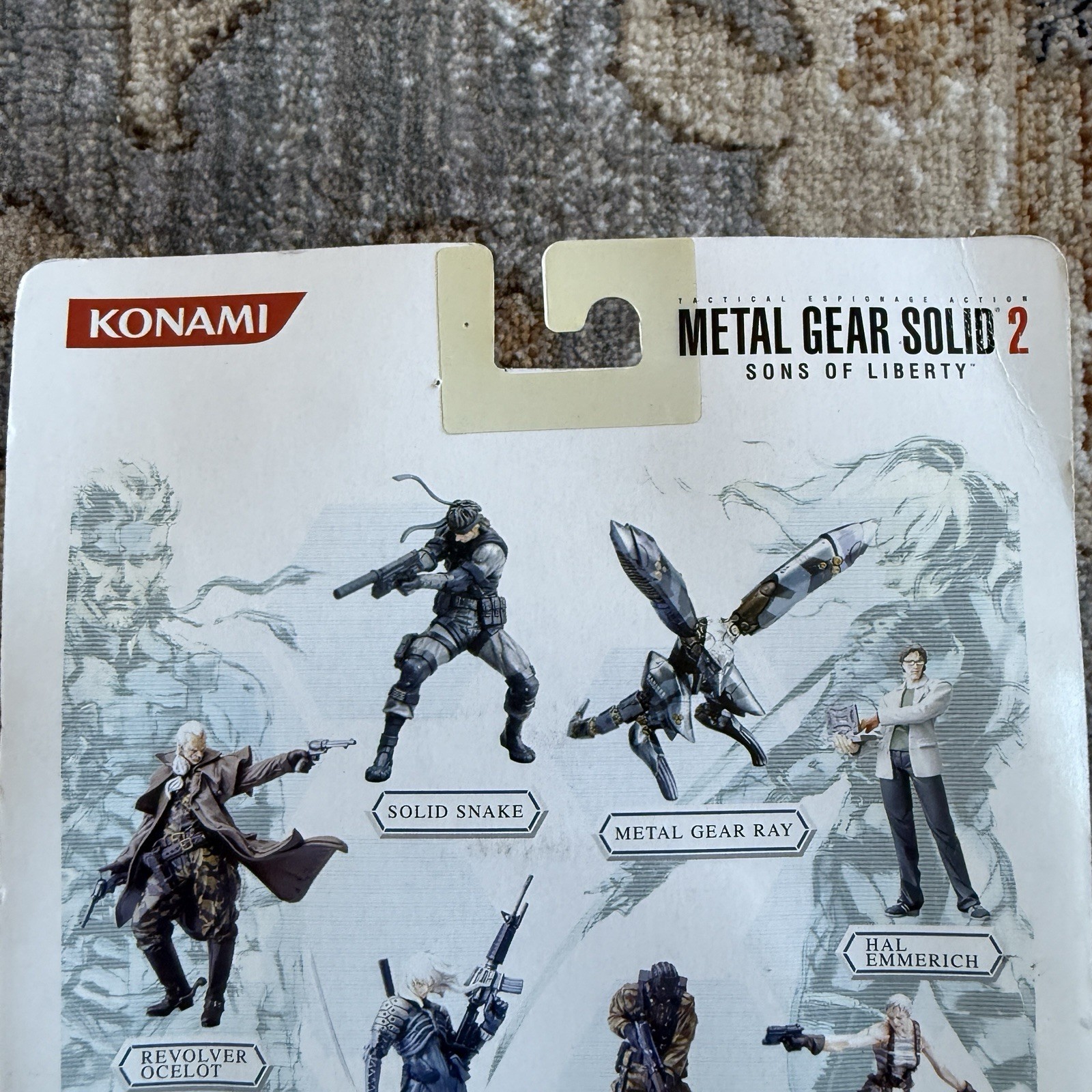 VTG 2002 Metal Gear Solid 2 OLGA Gurlukovich Action Figure Konami SEALED New NOS
