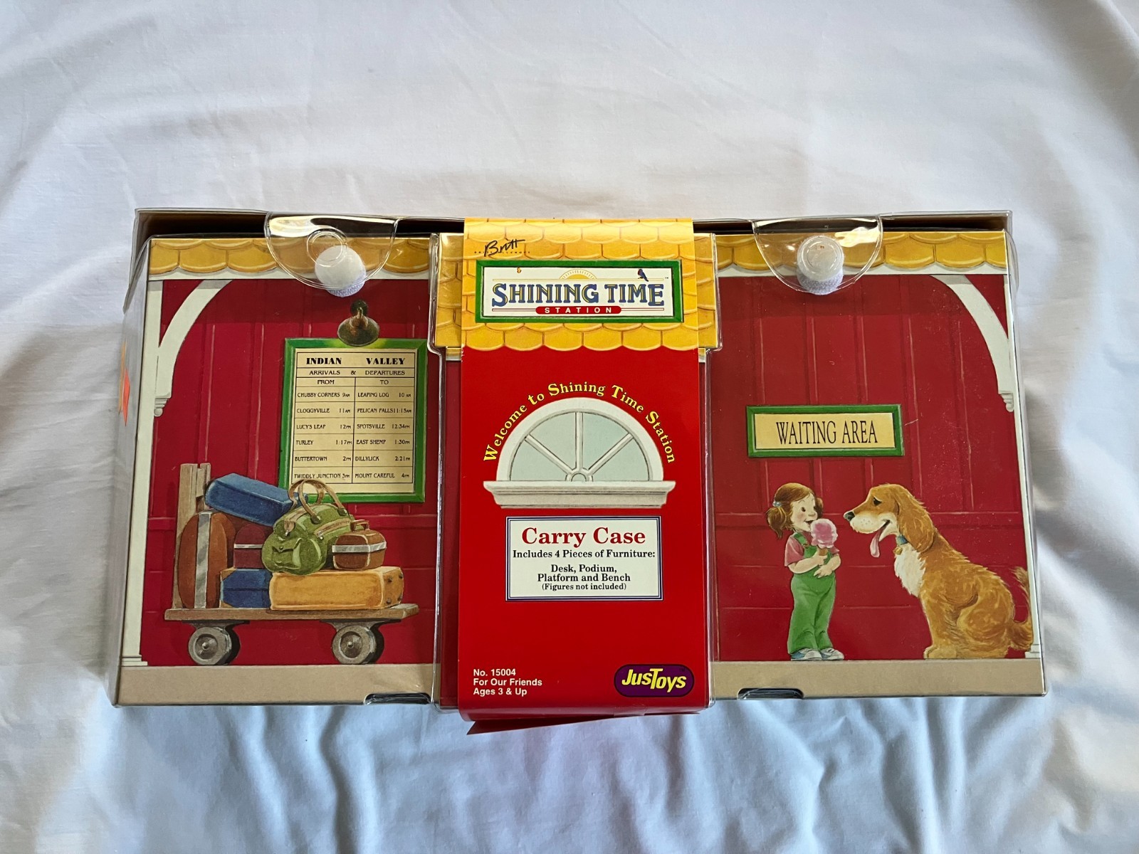 Shining Time Station Carry Case Vintage Britt JustToys 1993 Made USA NEW