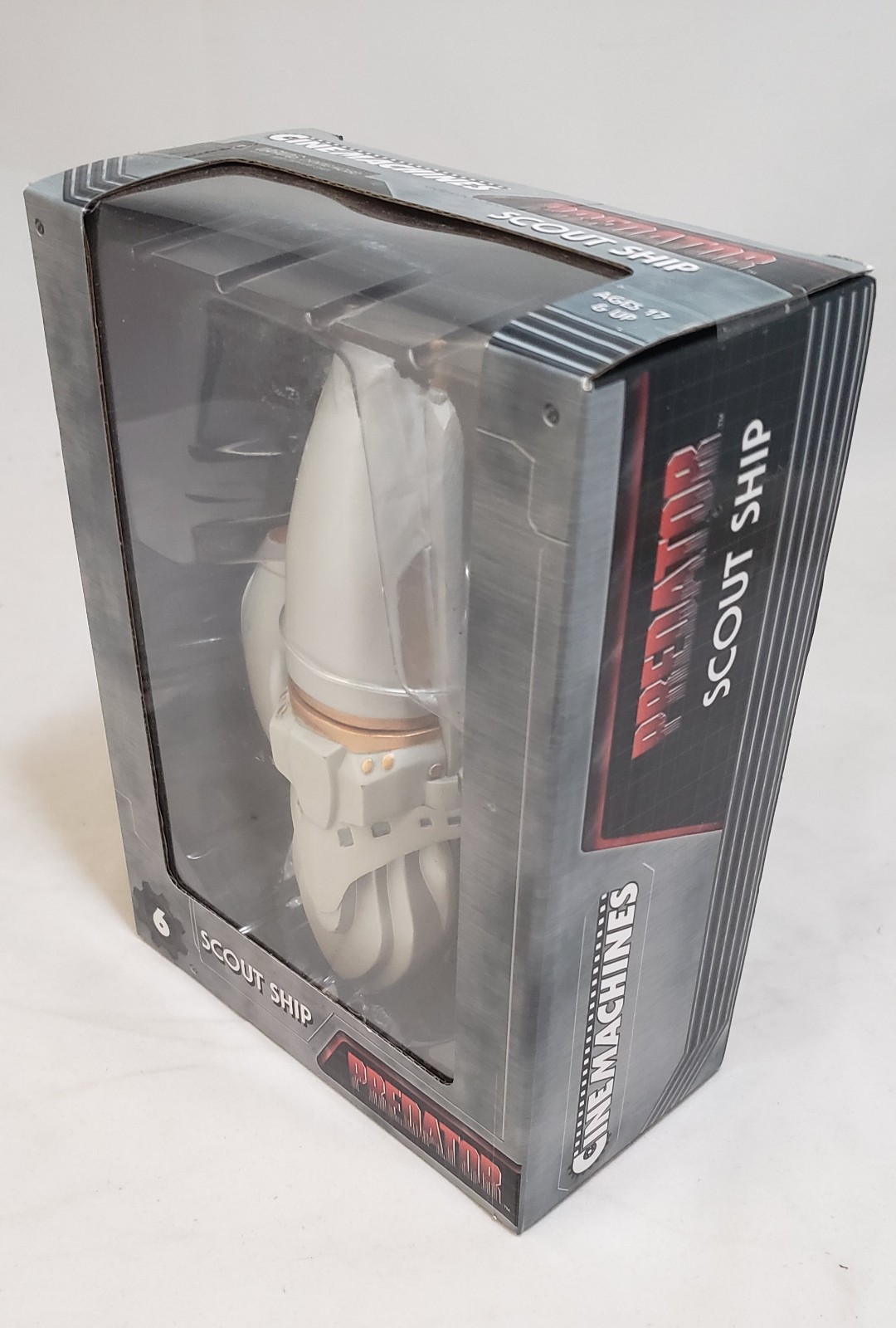 MISB PREDATOR CineMachines 6 SCOUT SHIP Alien Space DIE CAST Vehicle NECA 2016