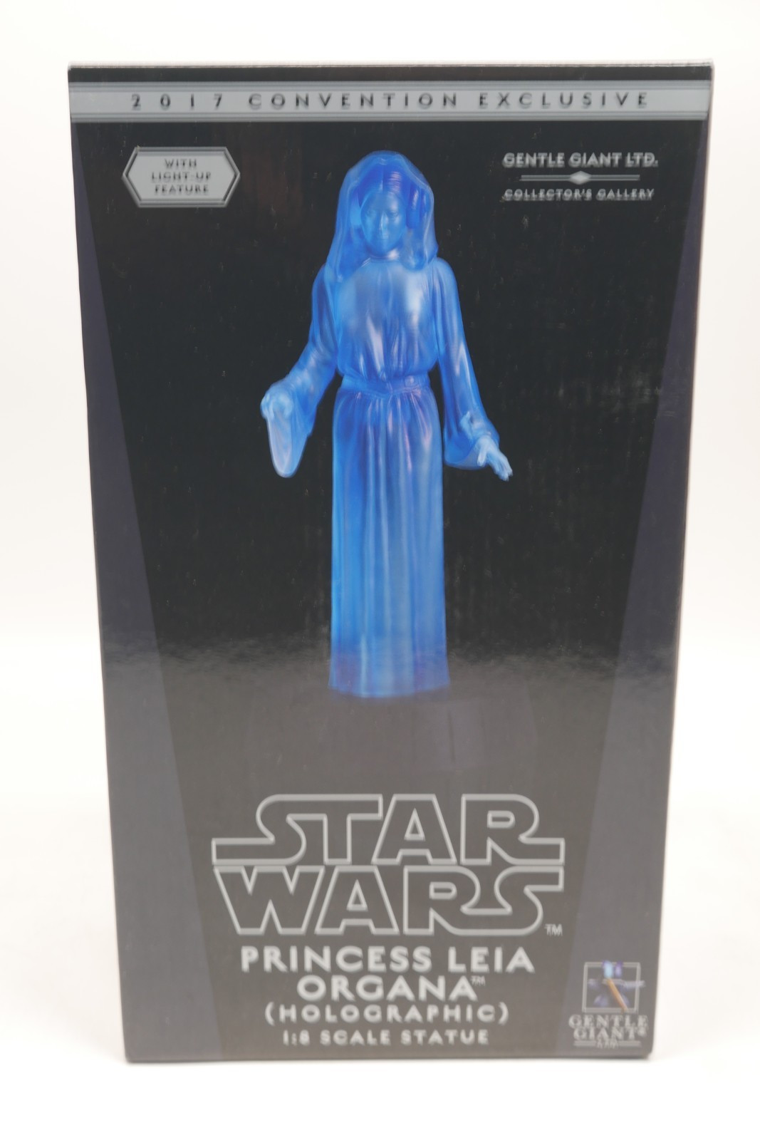 2017 SDCC GENTLE GIANT STAR WARS PRINCESS LEIA HOLOGRAPHIC 1/8 STATUE #534/770