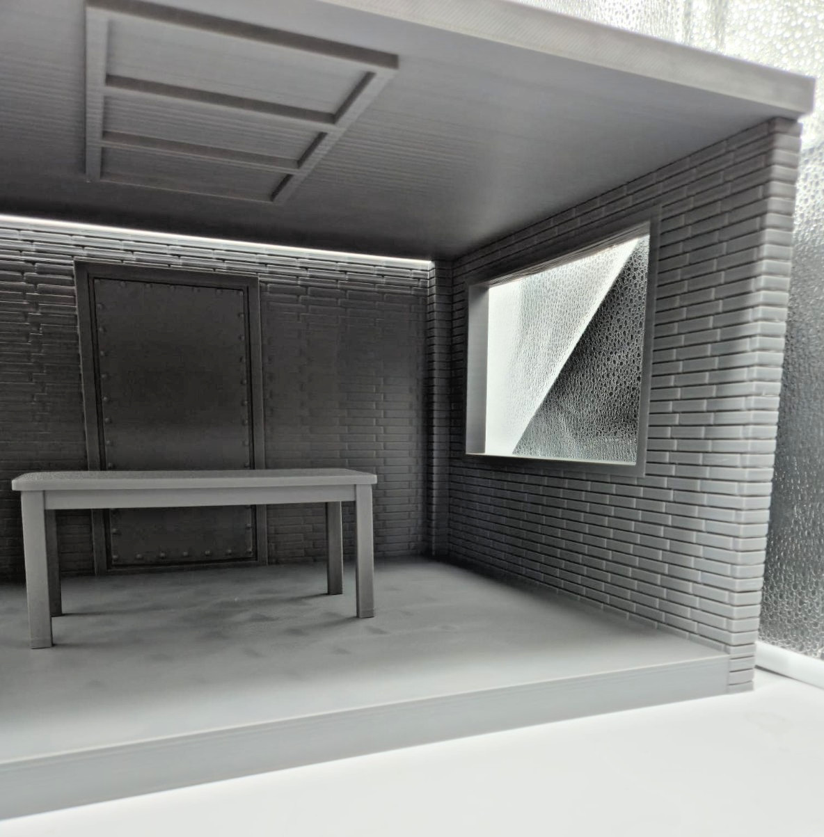 1:10 Scale Replica The Dark Knight Interrogation Room Diorama for 7 inch Figures