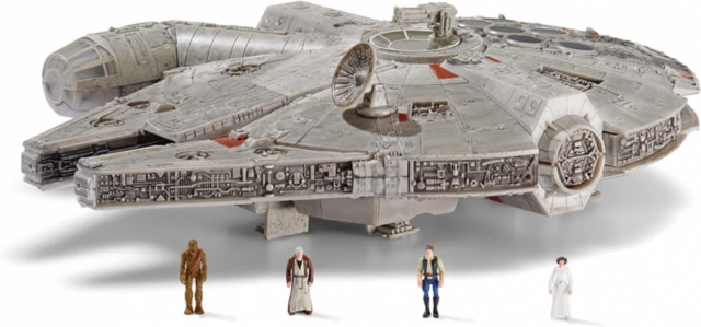 Star Wars Micro Galaxy Squadron Assault Class Millenium Falcon 1 in Action…