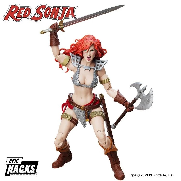 FRAZETTA 7&Prime; CONAN THE BARBARIAN & HORSE, RED SONJA, MYTHIC LEGIONS, WOLF MEDUSA