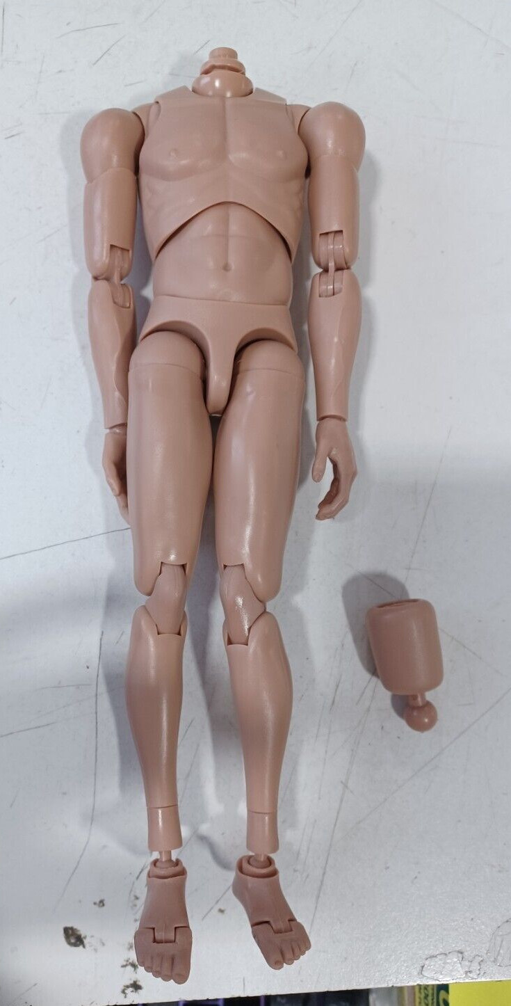 Custom SouForce 1/6 Scale 12&Prime; Nude Body MX02-A Caucasian Skintone Matte JB-113