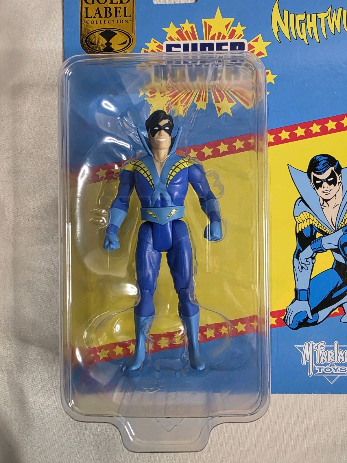 McFarlane Super Powers Cyborg & Nightwing Wave 11 Gold Label Dc Direct