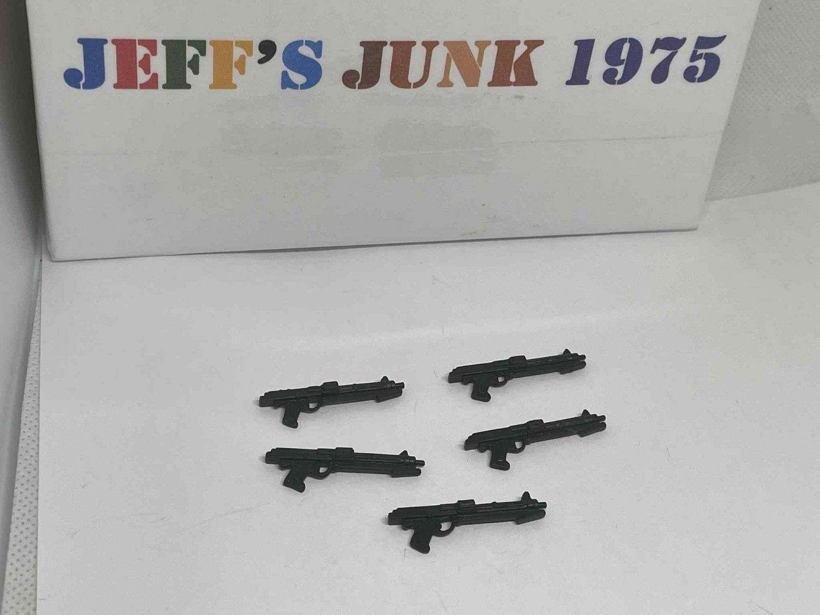 Star Wars 3.75&Prime; Hasbro Clone Wars Trooper handheld blaster pistol part lot 5