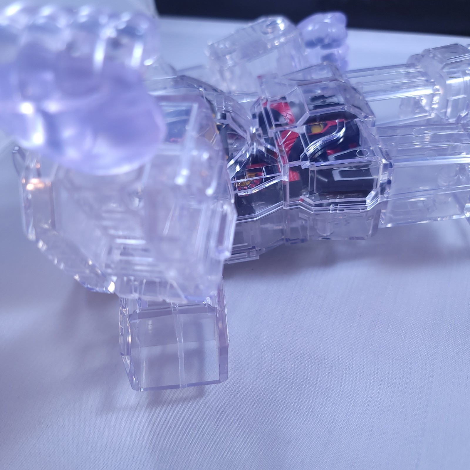 Super7 Cyborg Mighty Morphin Power Rangers Megazord Clear Figure – No Box