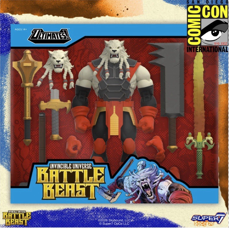 SDCC 2026 Super7 Invincible Universe Battle Beast Action Figure presale