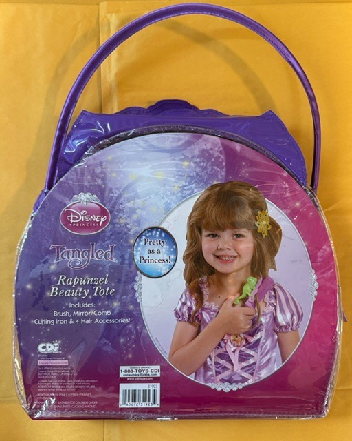2012 Disney Princess Tangled Rapunzel Beauty Tote NEW SEALED Ships FREE in USA