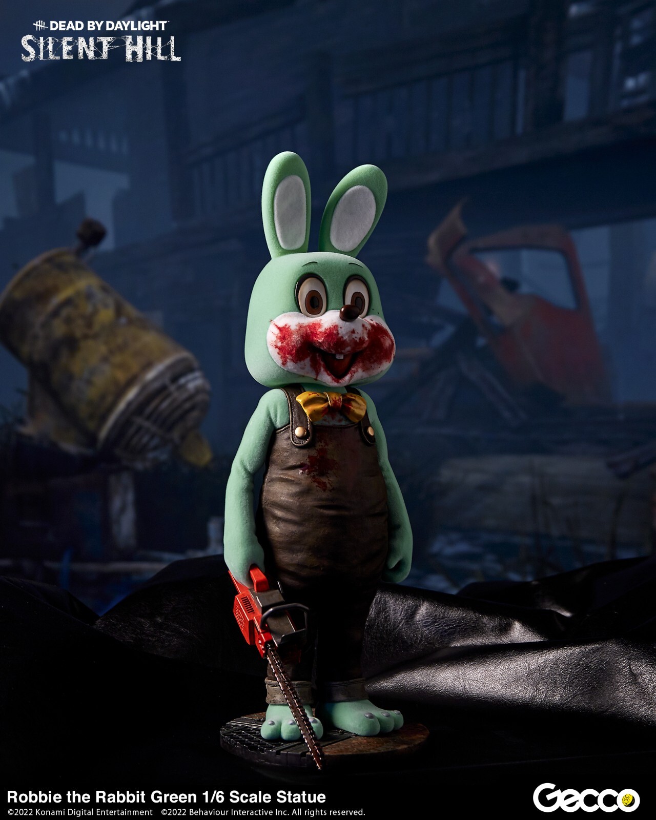 1/6 Silent Hill X Dead by Daylight Robbie Rabbit Green Statue Gecco
