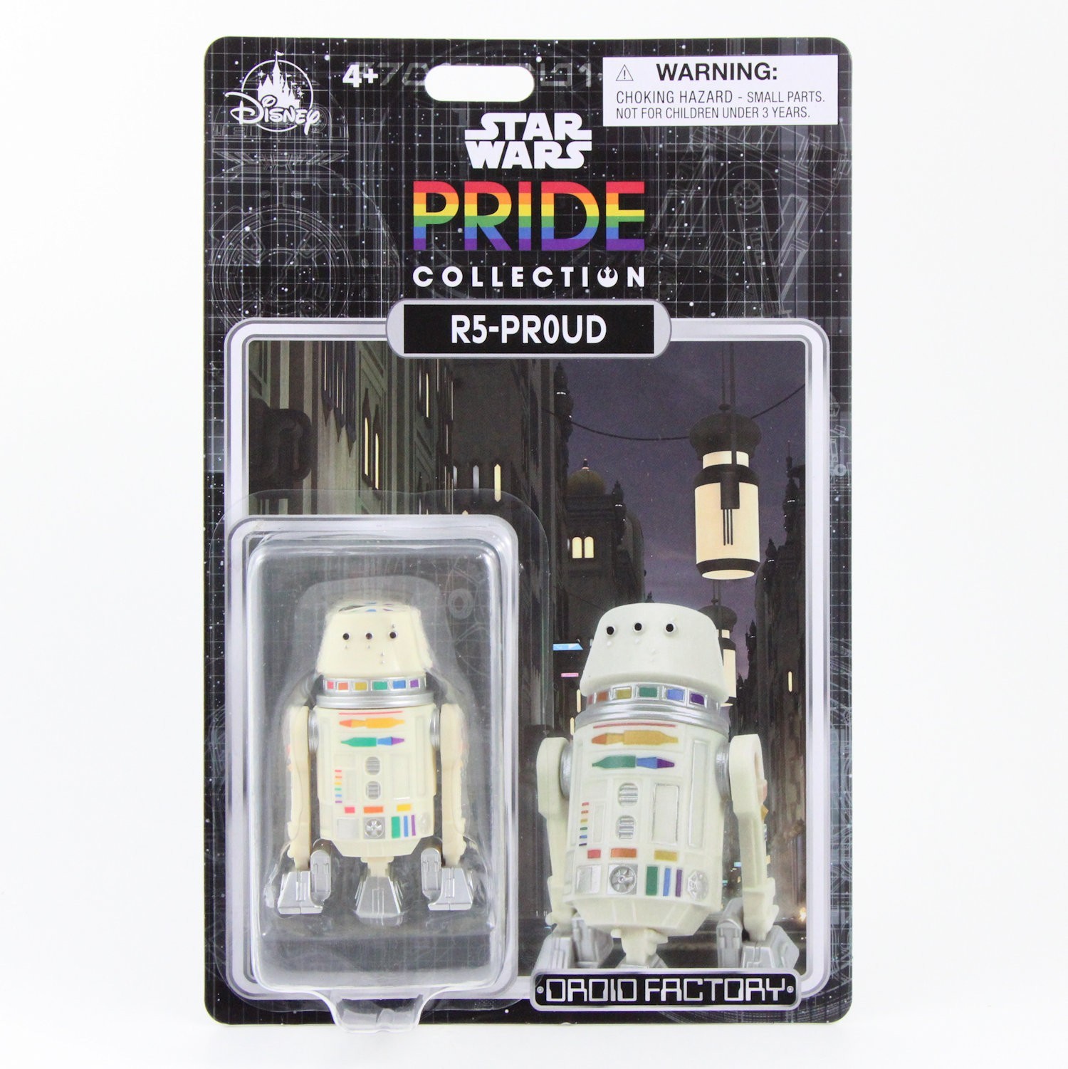 2026 Disney Parks Star Wars Droid Factory Pride Collection Figure R5-PR0UD New