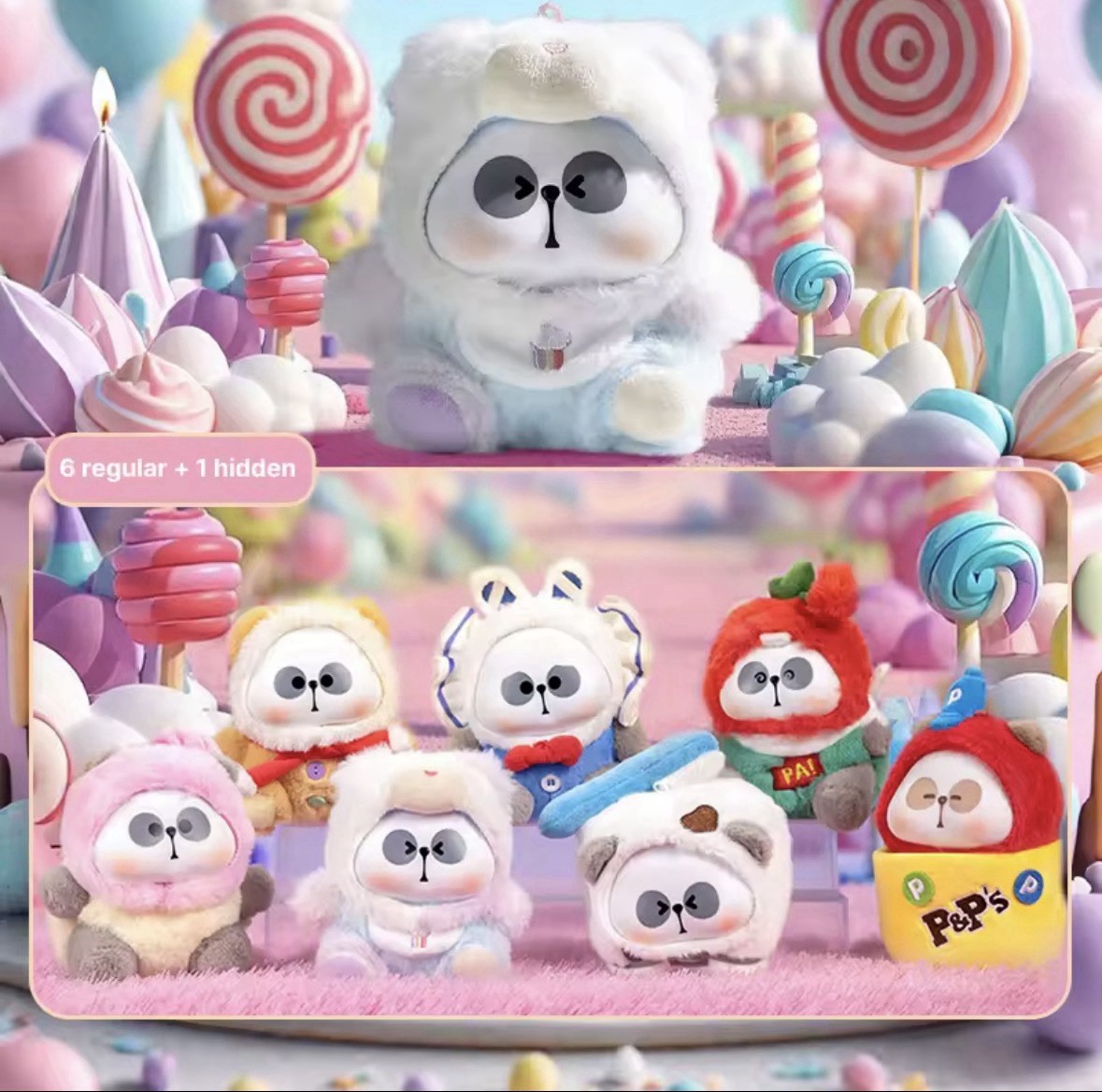New US FREE SHIP Miniso ToyCity MR.PA Candy Sweetheart Blind Box Cute Plush NIB