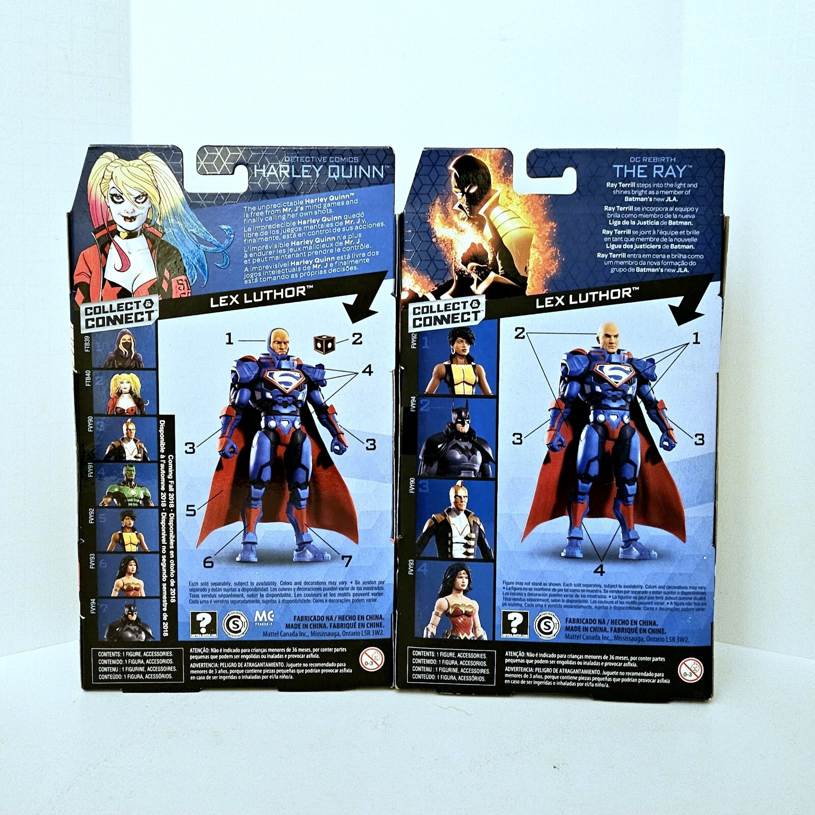 DC MULTIVERSE BAF LEX LUTHOR WAVE BATMAN RAY SPOILER VIXEN WONDER WOMAN HARLEY