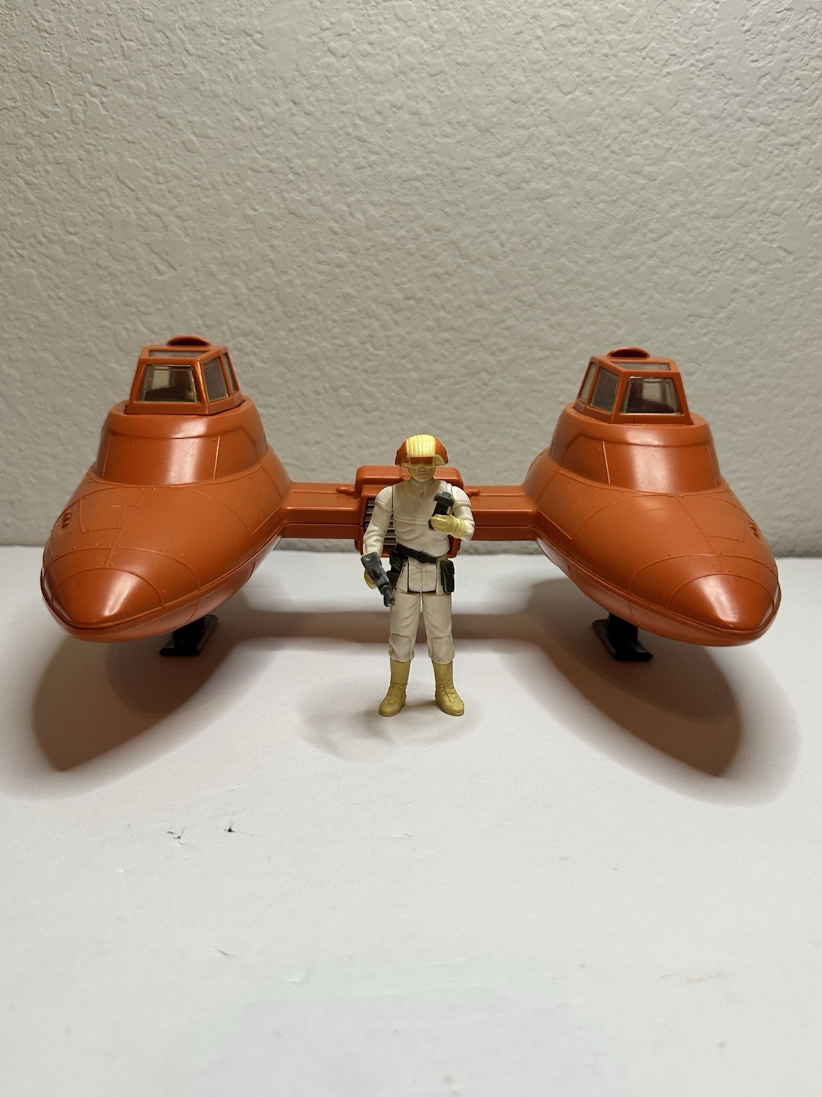 1980 Star Wars Twin Cloud Car Vehicle And Cloud Car Pilot Original Complete AF