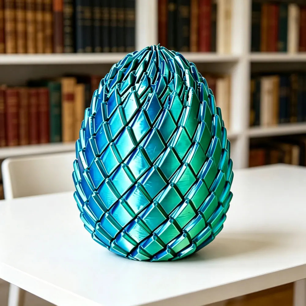 3D Printing Dragon Egg Stress Relief Model, Deformable Twist Egg, Creative Stres