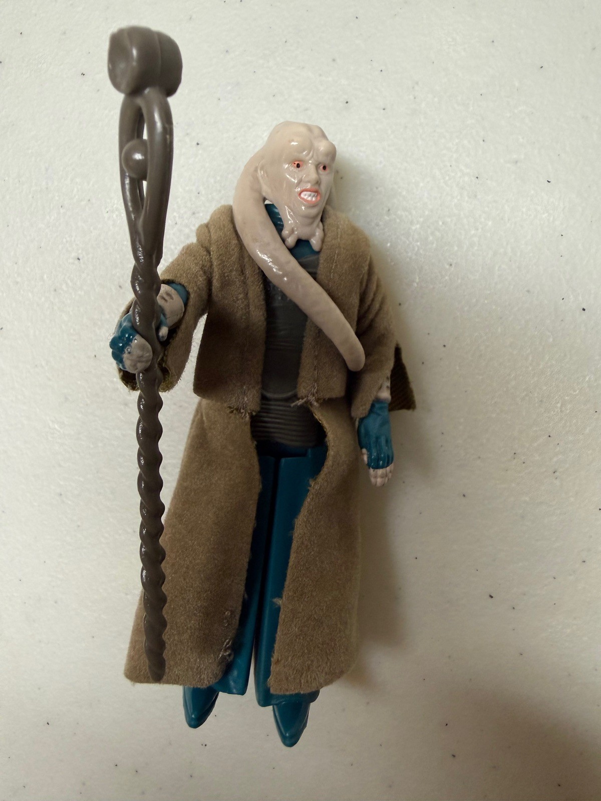 Vintage 1983 Star Wars Bib Fortuna With Robe, Belt & Battle Staff Hong Kong