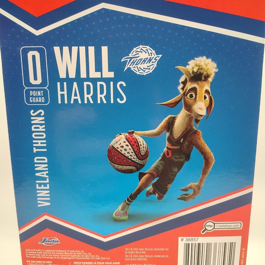 Sony GOAT Movie Will Harris 5 Inch Figure Jersey Outfit NIB Sealed