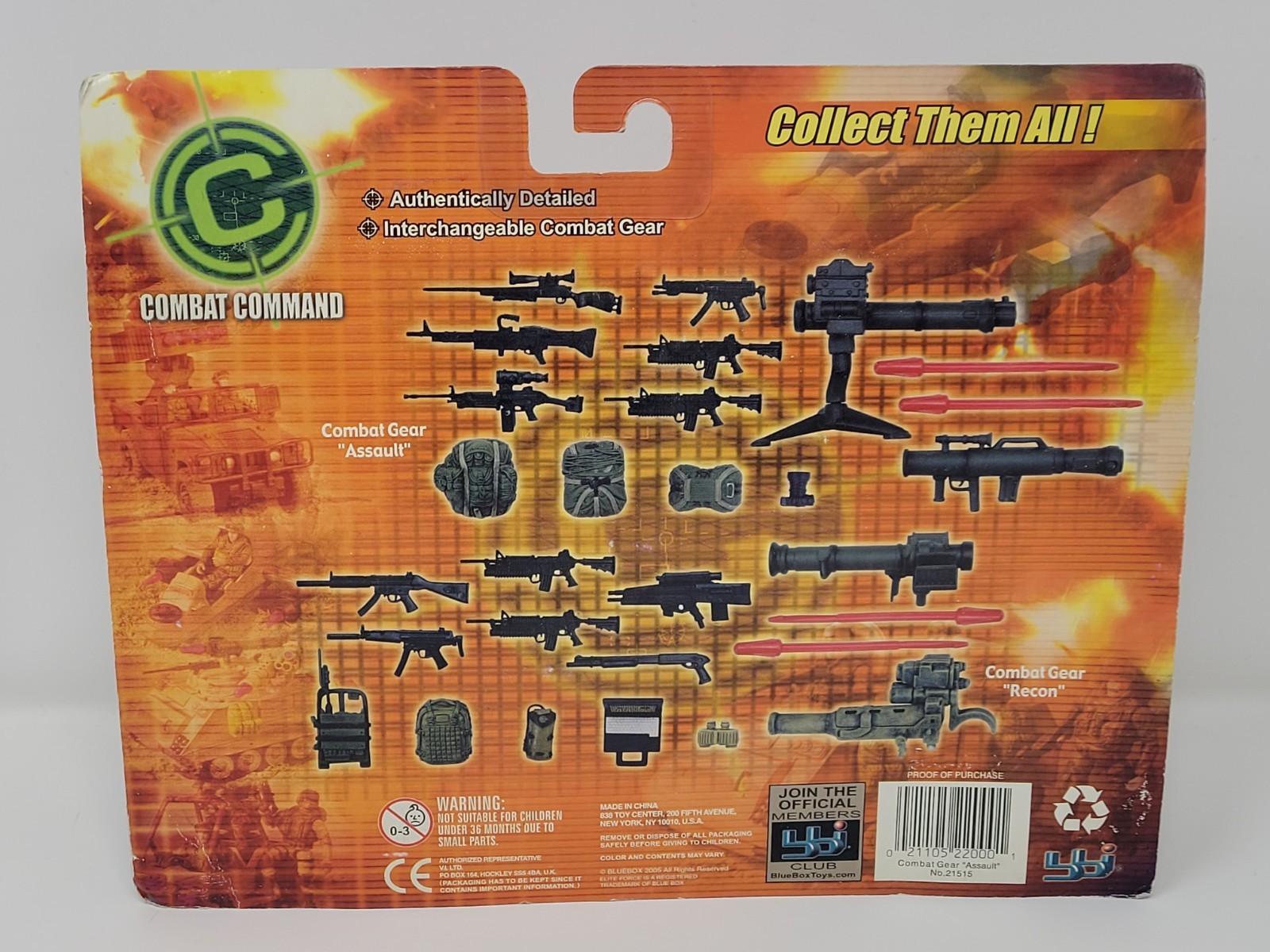 BBI Elite Force Combat Gear Assault Weapons Accessories Set 1:18 – Brand New NIP