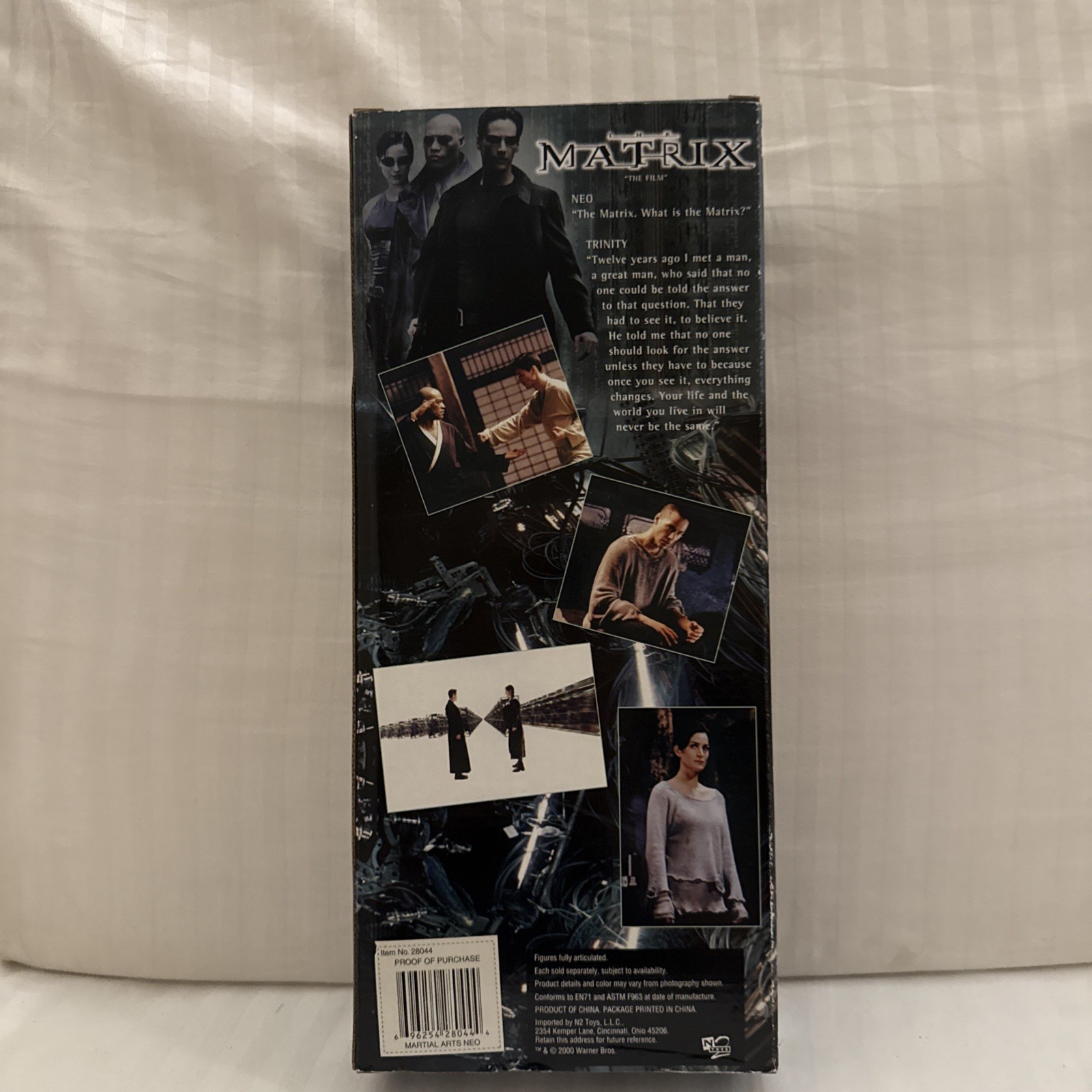 VTG The Matrix Martial Arts Neo 12&Prime; Action Figure N2 Toys 2000