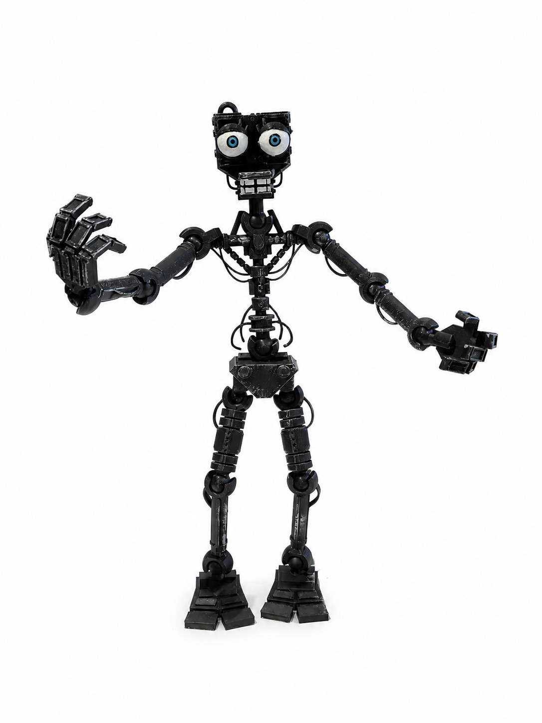 Endo-01 FNAF Inspired Figure Fan Made Articulated 3D Printed Hand Painted 25cm