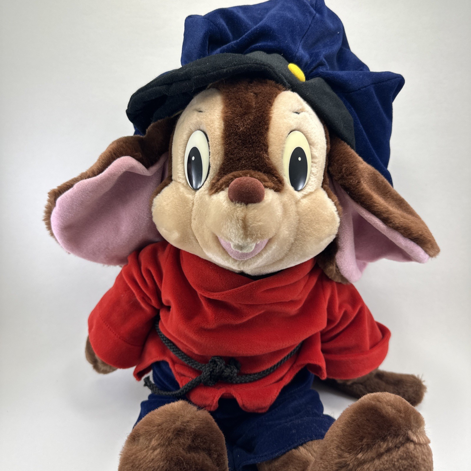 Vintage 1986 Fievel Goes West An American Tail 22&Prime; Plush Mouse Doll Sears Fieval