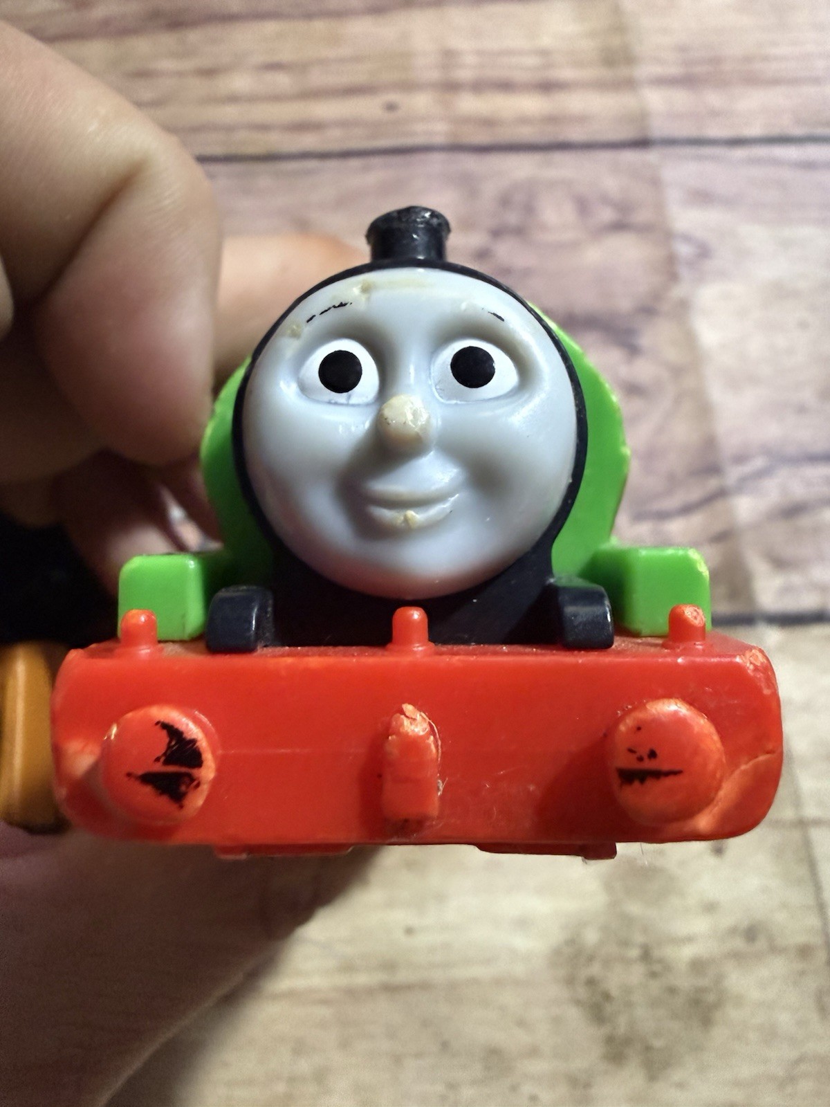 Thomas The Train Engine Trackmaster Percy 2009 W/ Annie & Clarabel 2013 Tested