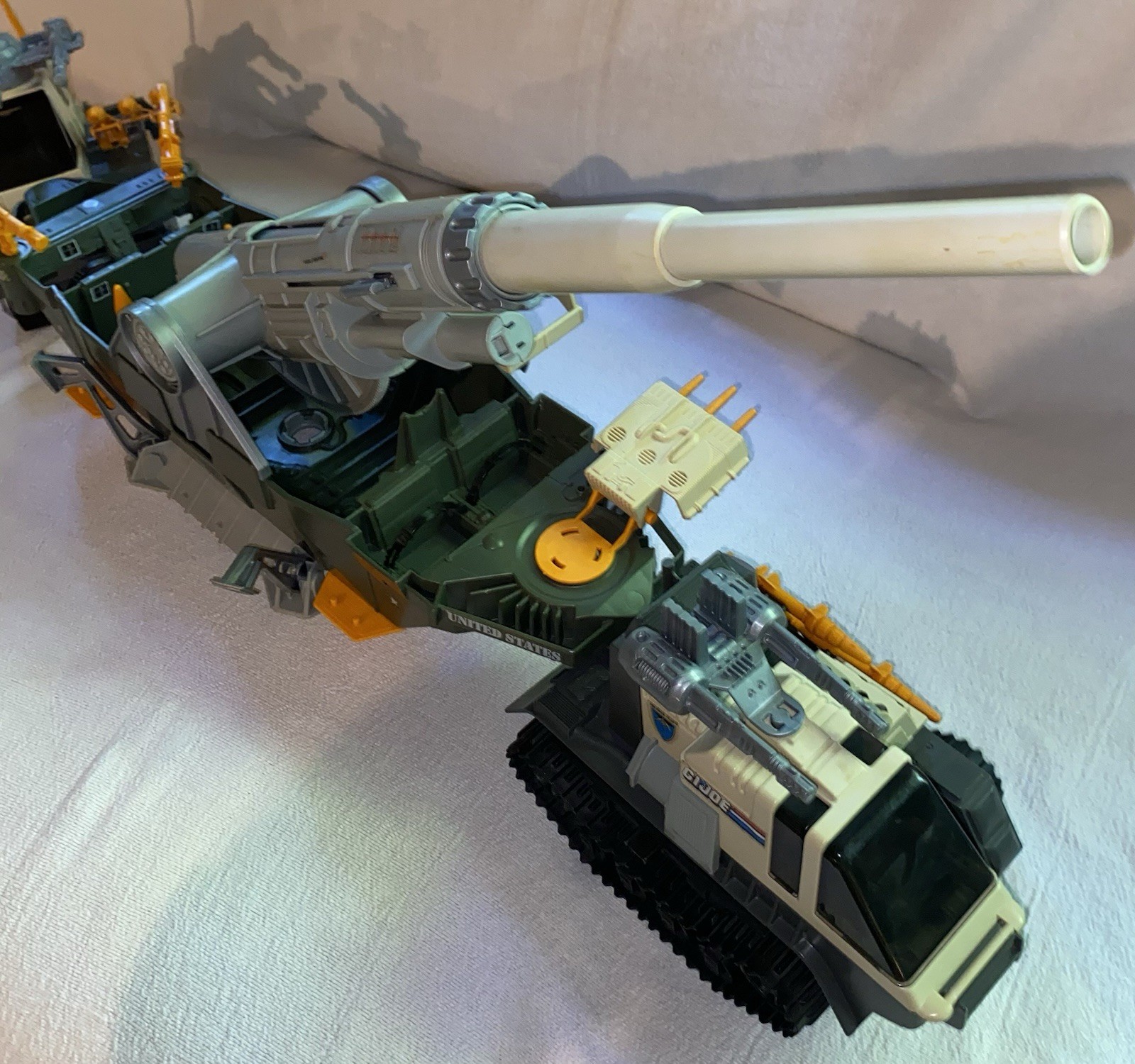 Vintage 1989 GI Joe Thunderclap w/ Driver Long Range 100% Complete!! Beauty!