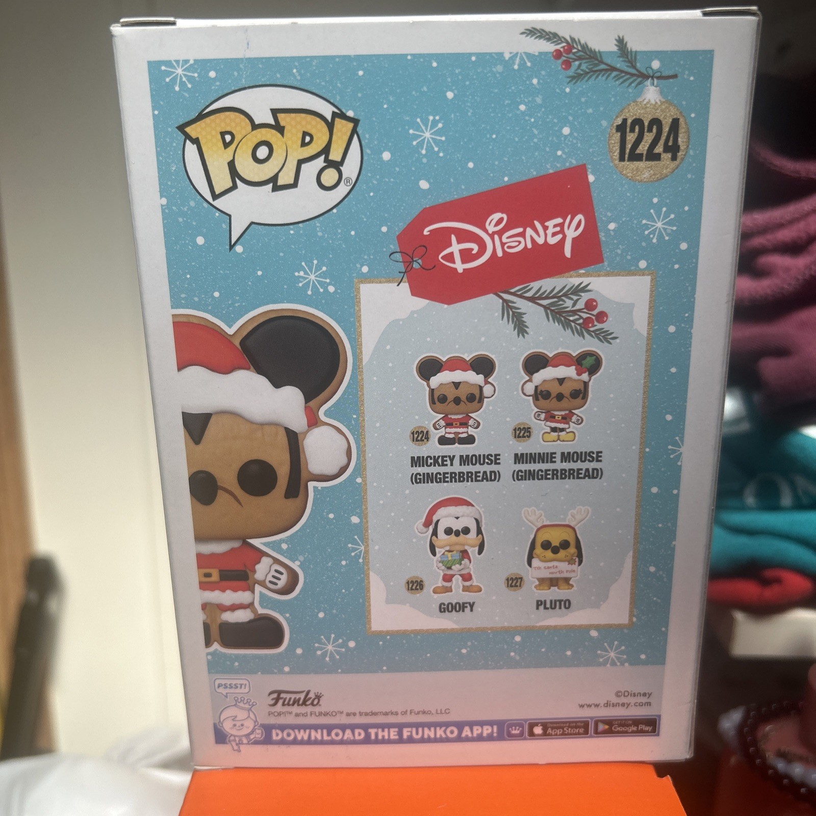 Mickey Mouse Gingerbread Funko Pop
