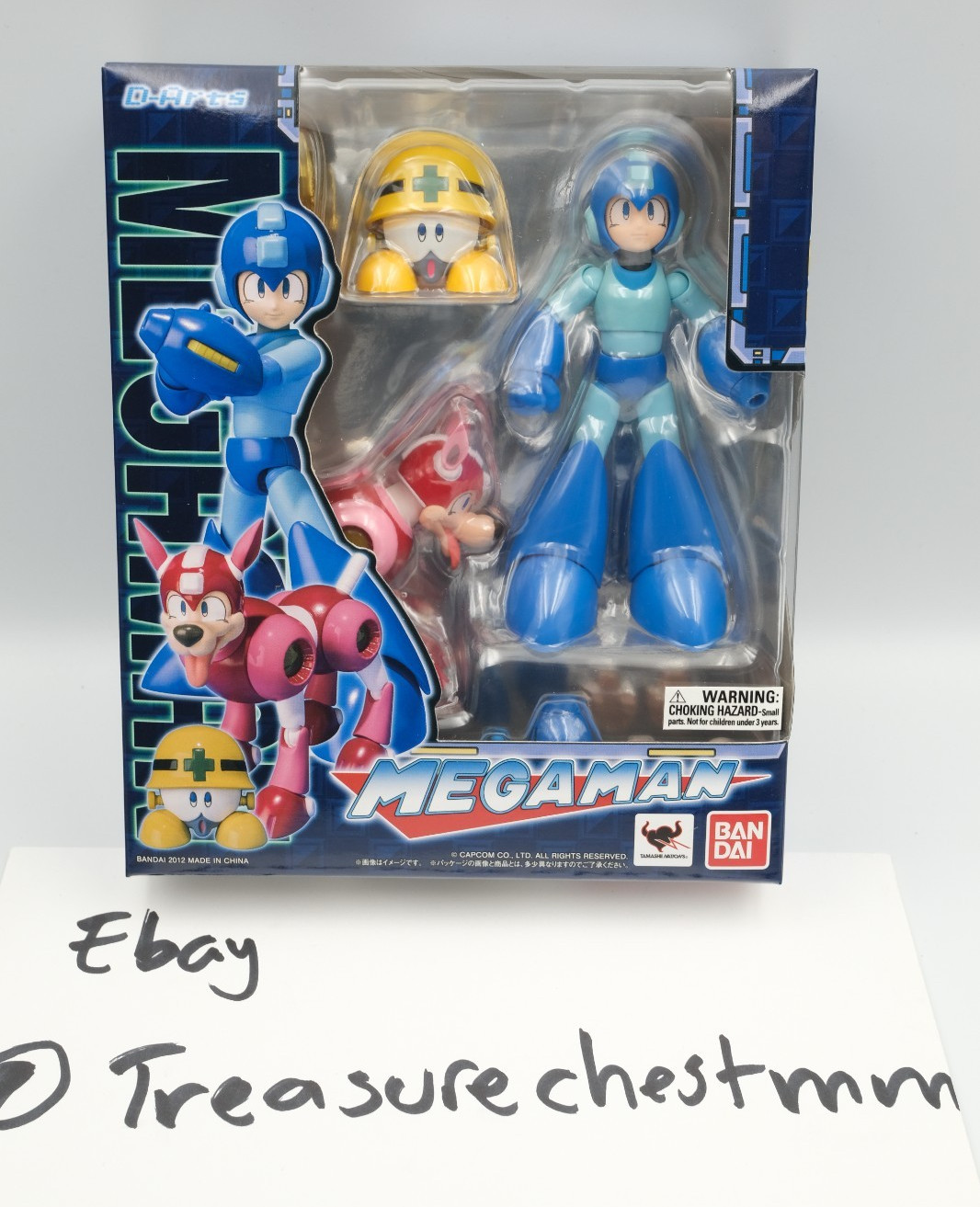 Bandai D-Arts Megaman & Rush Mettaur Rockman Action Figure 2012 US Seller