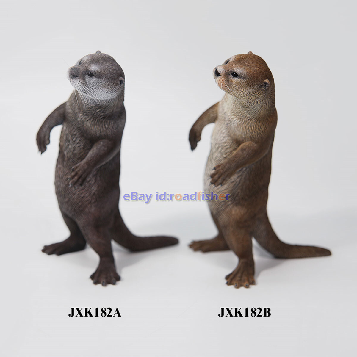 JXK 1/6 Scale Eurasian River Otter Model Animal Figure Scene Decor Kids Toy