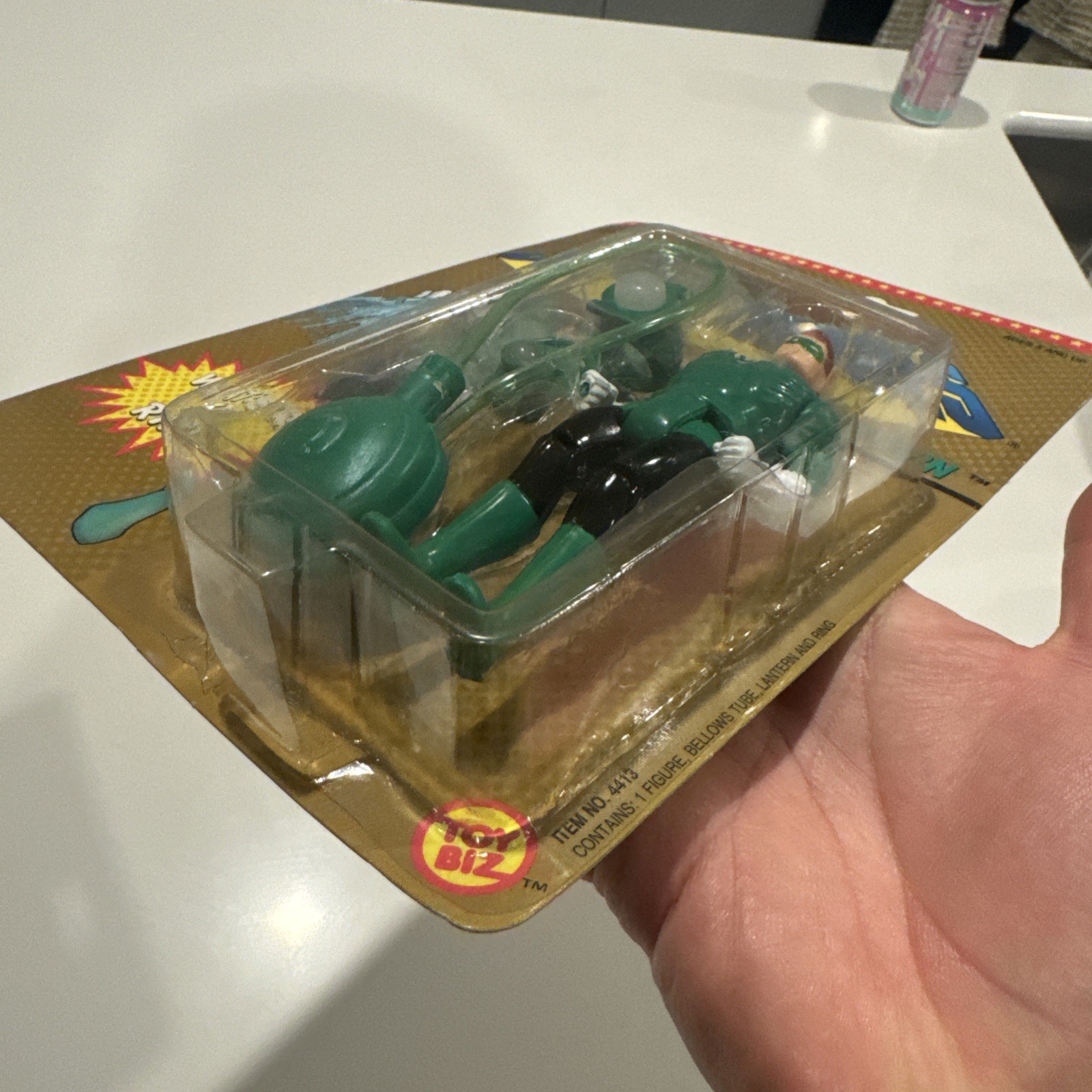 DC Comics Super Heroes.. Green Lantern With Water Jet Ring.. Toy Biz 1990