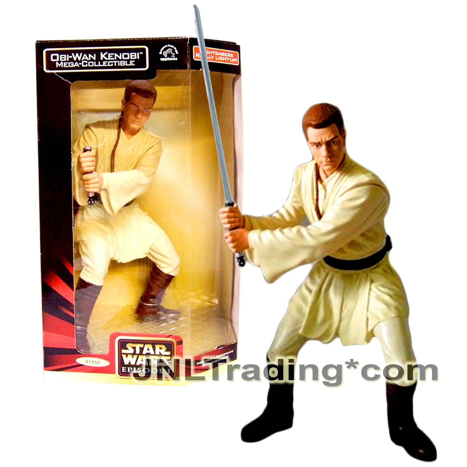 Star Wars The Phantom Menace Series 13&Prime; Mega Collectible Figure – OBI-WAN KENOBI