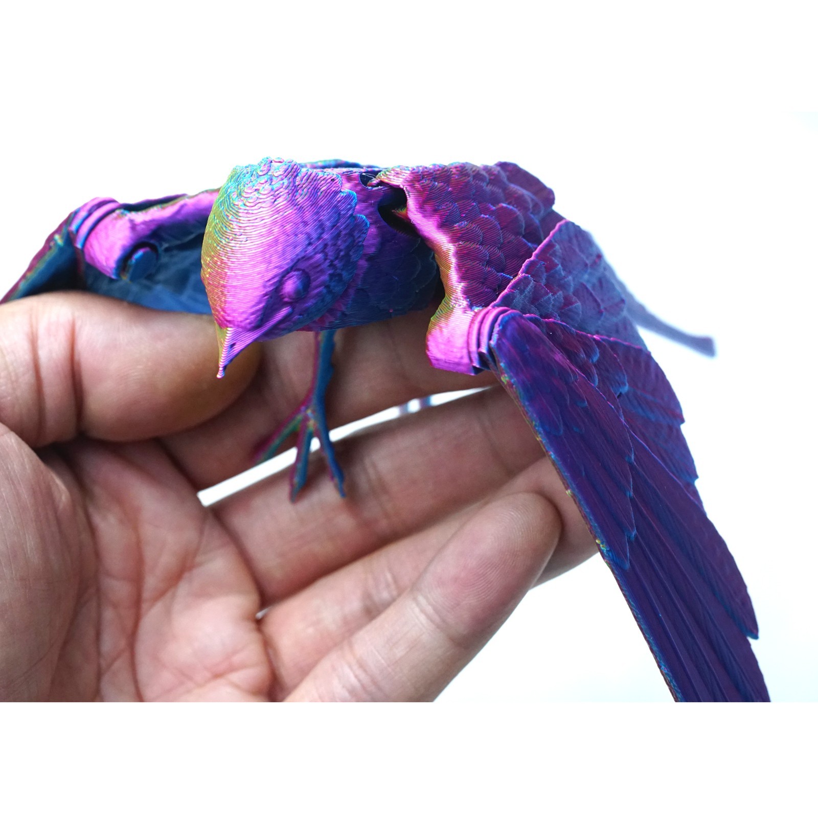 3D Printed Swallow Model,Articulated Animals Figure,Fidget Toys Home Decor