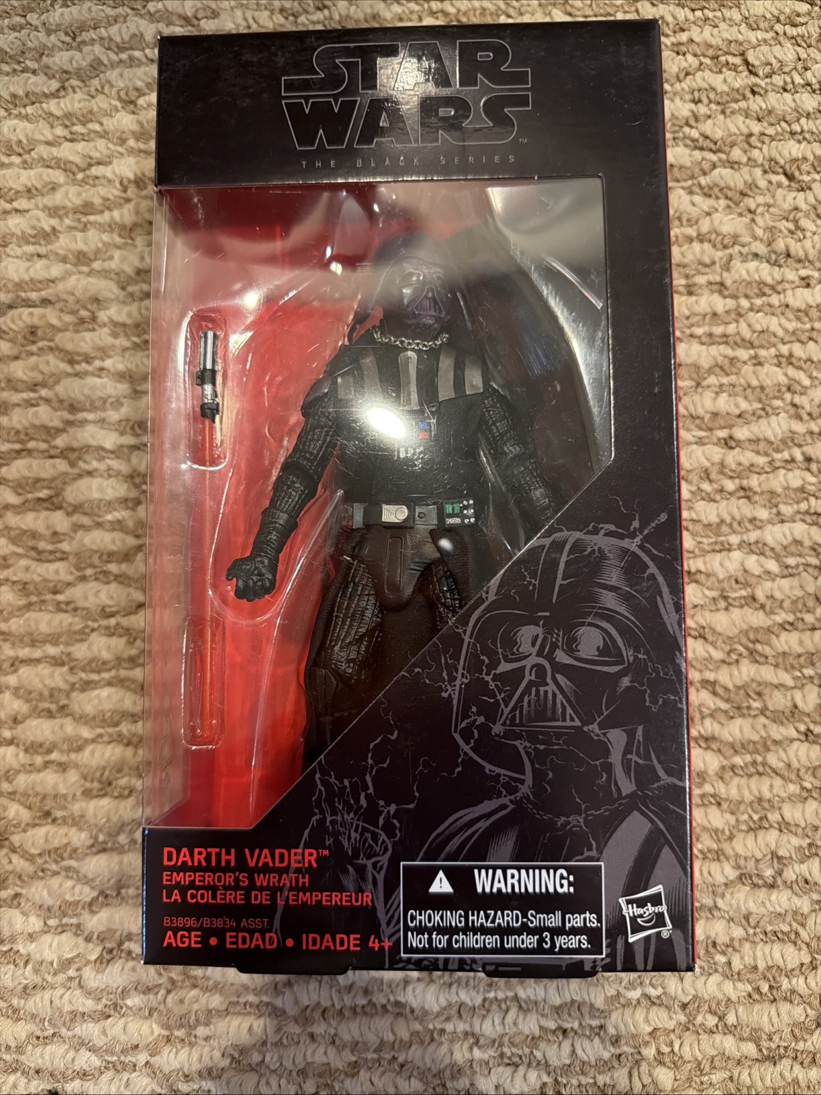 Star Wars Black Series Darth Vader Emperor&rsquo;s Wrath 6&Prime; Figure Walgreens Hasbro