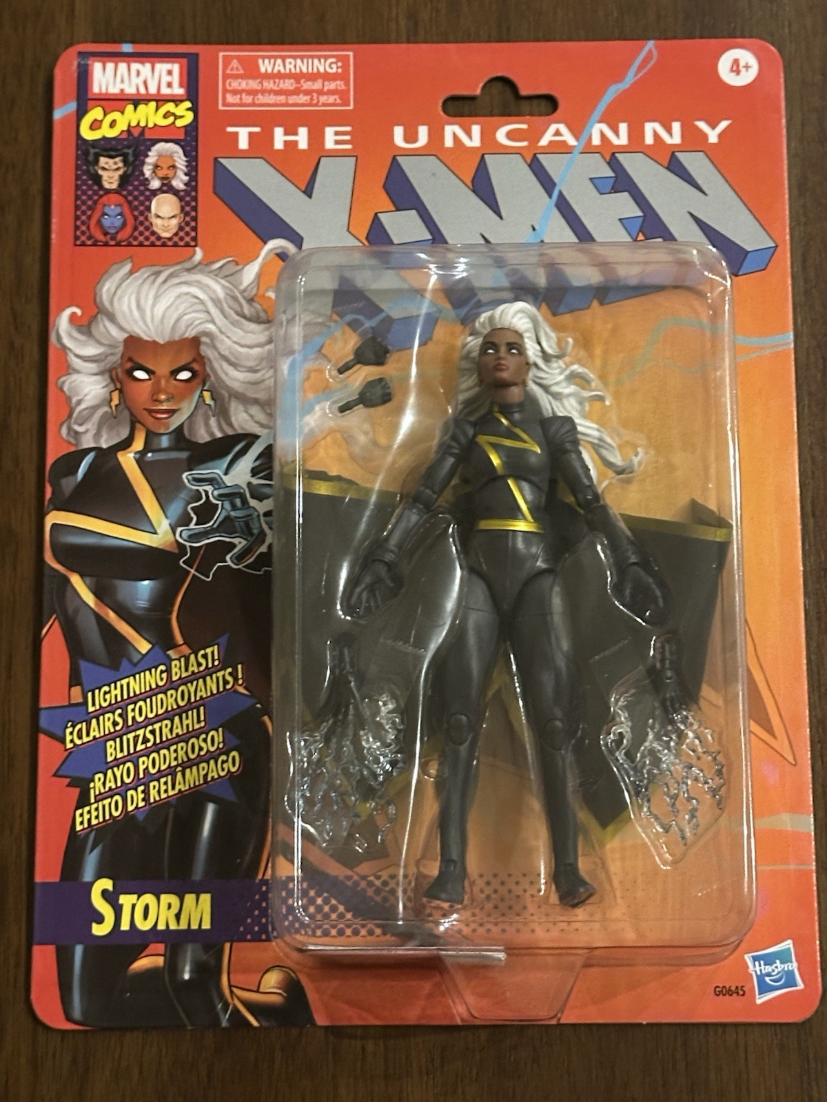 Marvel Legends Storm Retro Action Figure Black Costume Target Exclusive Hasbro