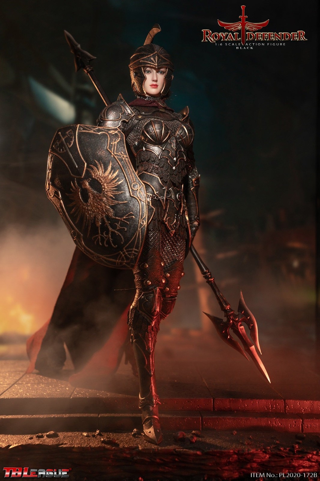 NEW TBLeague PHICEN PL2020-172B Royal Defender Black Knight 1:6 Action Figure