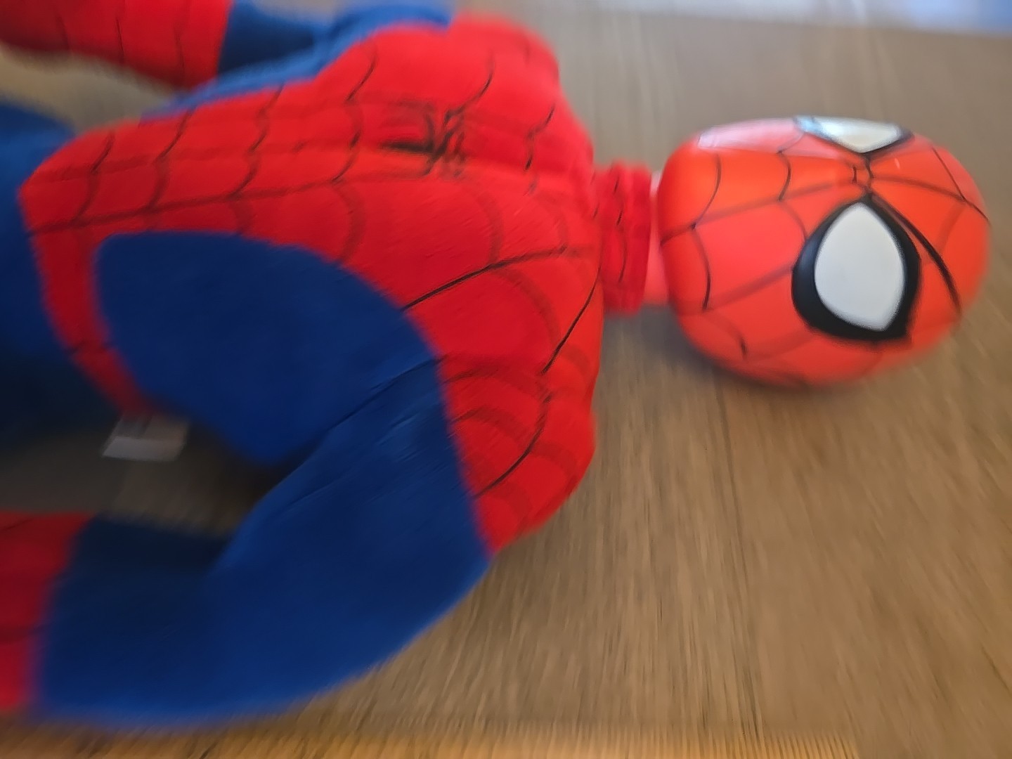 2015 Marvel Spiderman plush doll Talking Plastic Head Action Figure 20” Works