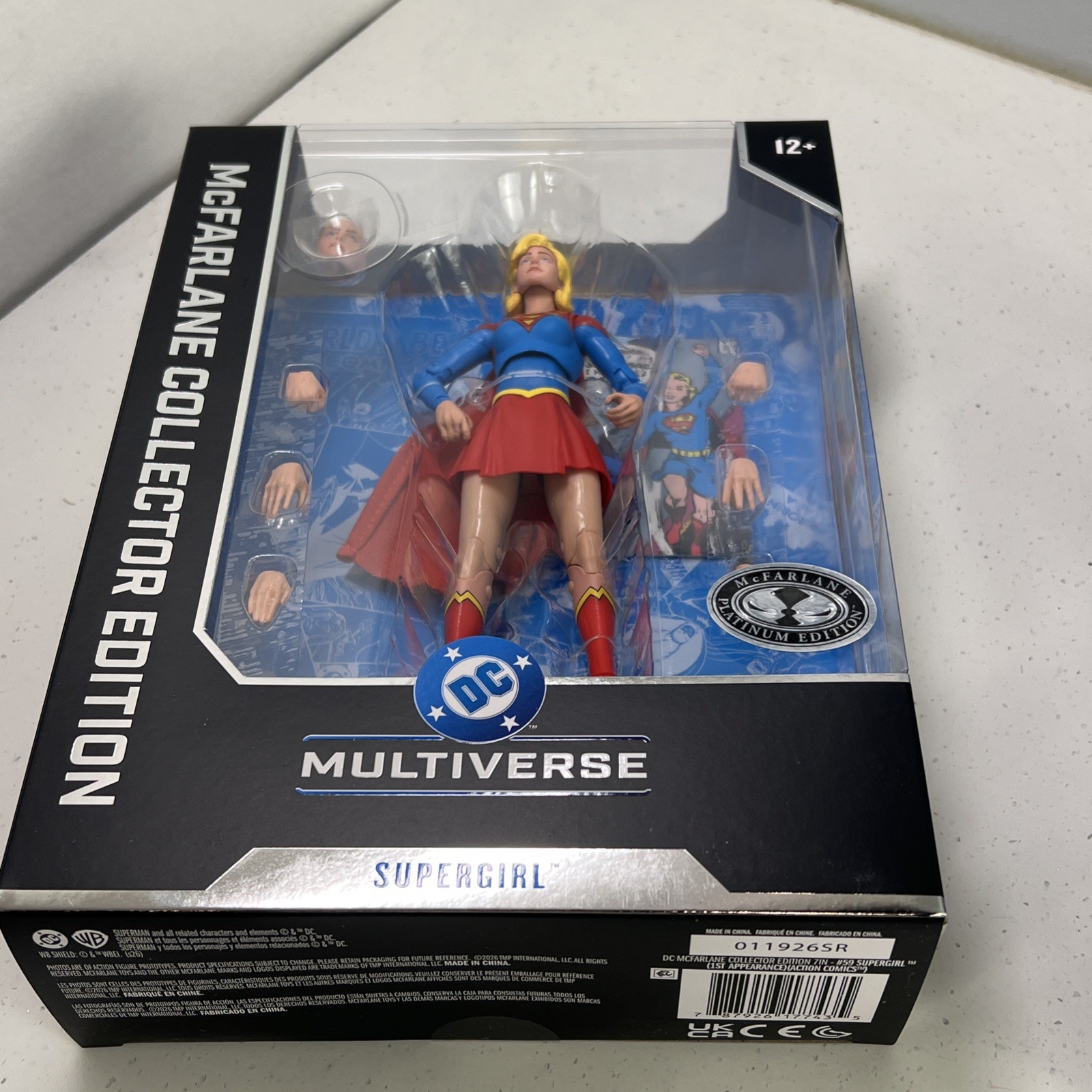 McFarlane DC Multiverse Collectors SUPERGIRL PLATINUM CHASE + Regular New !!