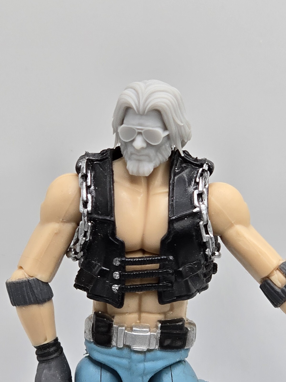 3d Printed Dreadnok Monkeywrench NORMAL 1:18 3 3/4&Prime; GI Joe 25th Anniversary B15